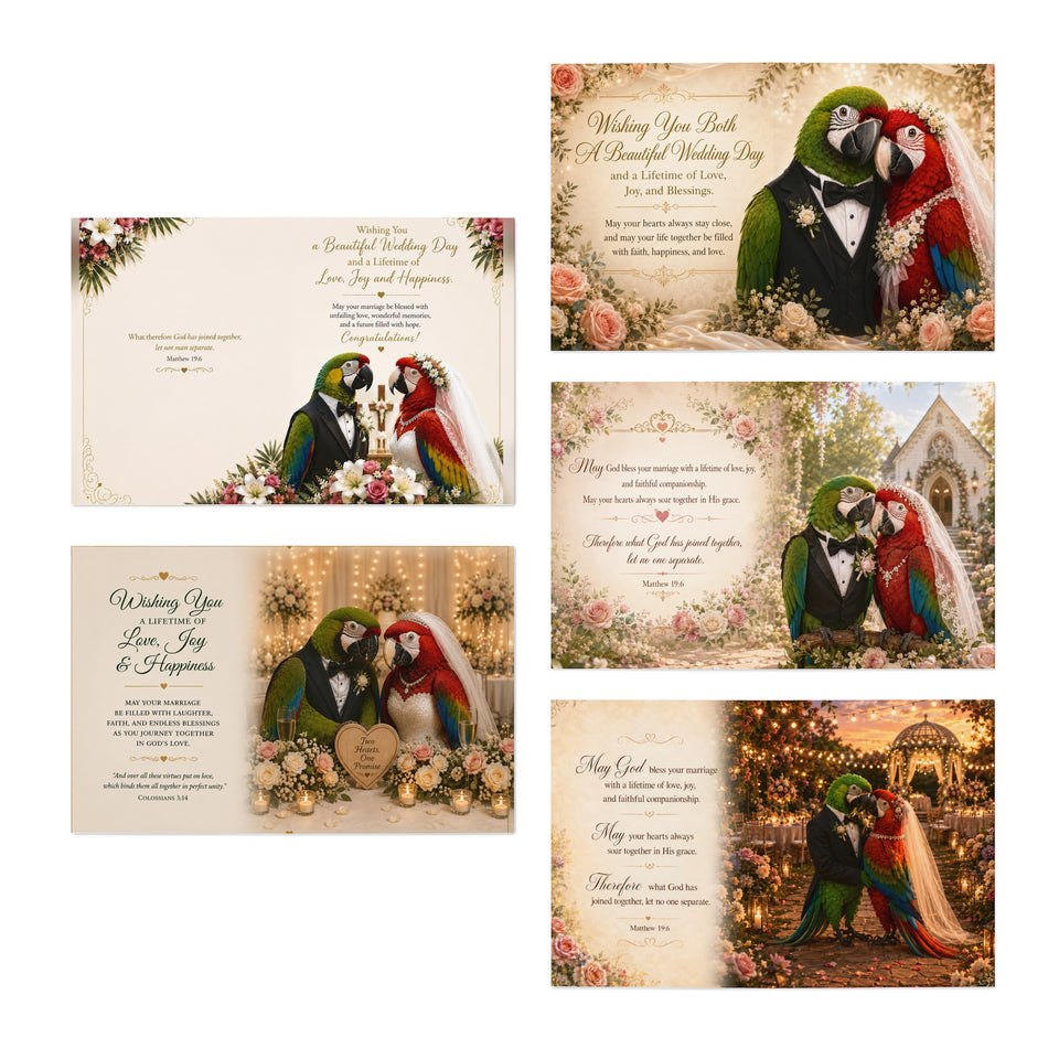 Charlie & Ruby Wedding Greeting Cards MGC2