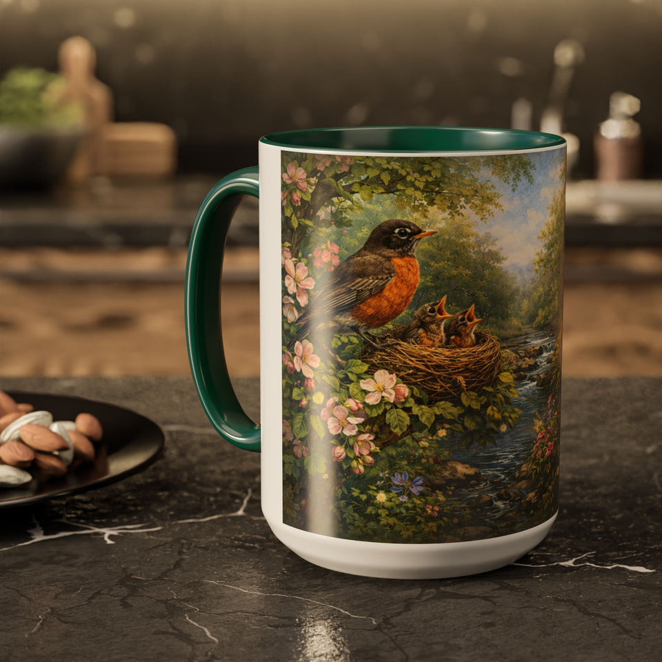 AM5  Robin Songbird Ceramic Mug