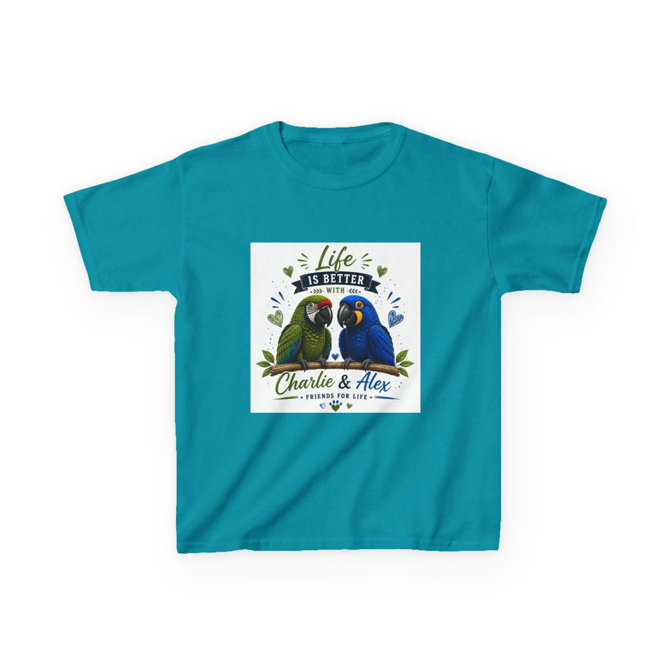 Life Is Better with Charlie & Alex – Kids T-Shirt  CA30