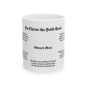 45H  On Christ the Solid Rock  Mug