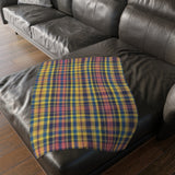 7CB  Colorful Plaid Blanket