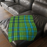 25CB  Colorful Plaid Blanket