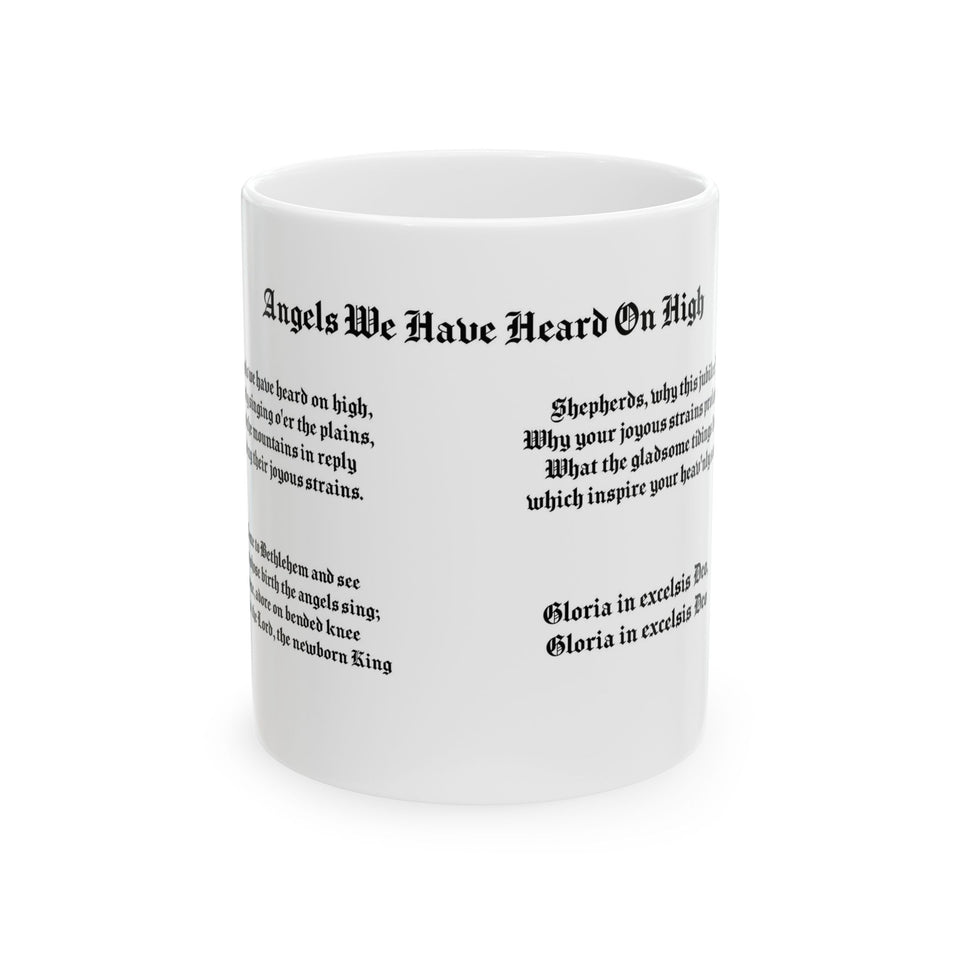 6H  Angels We Have Heard On High Mug