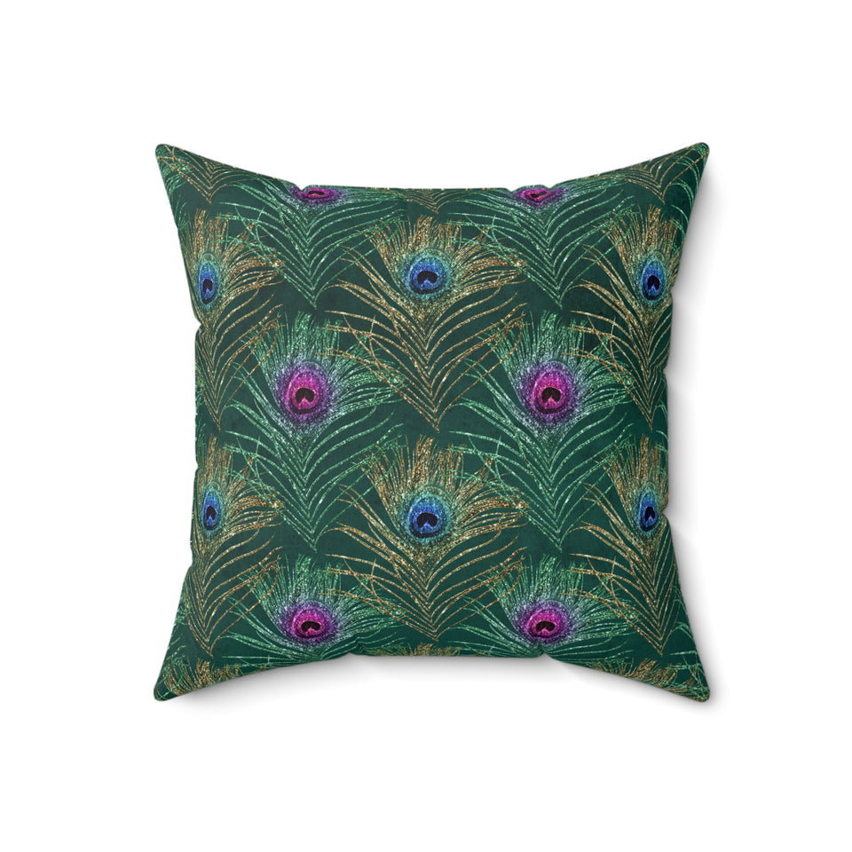 1PCF Peacock Feather Pillow
