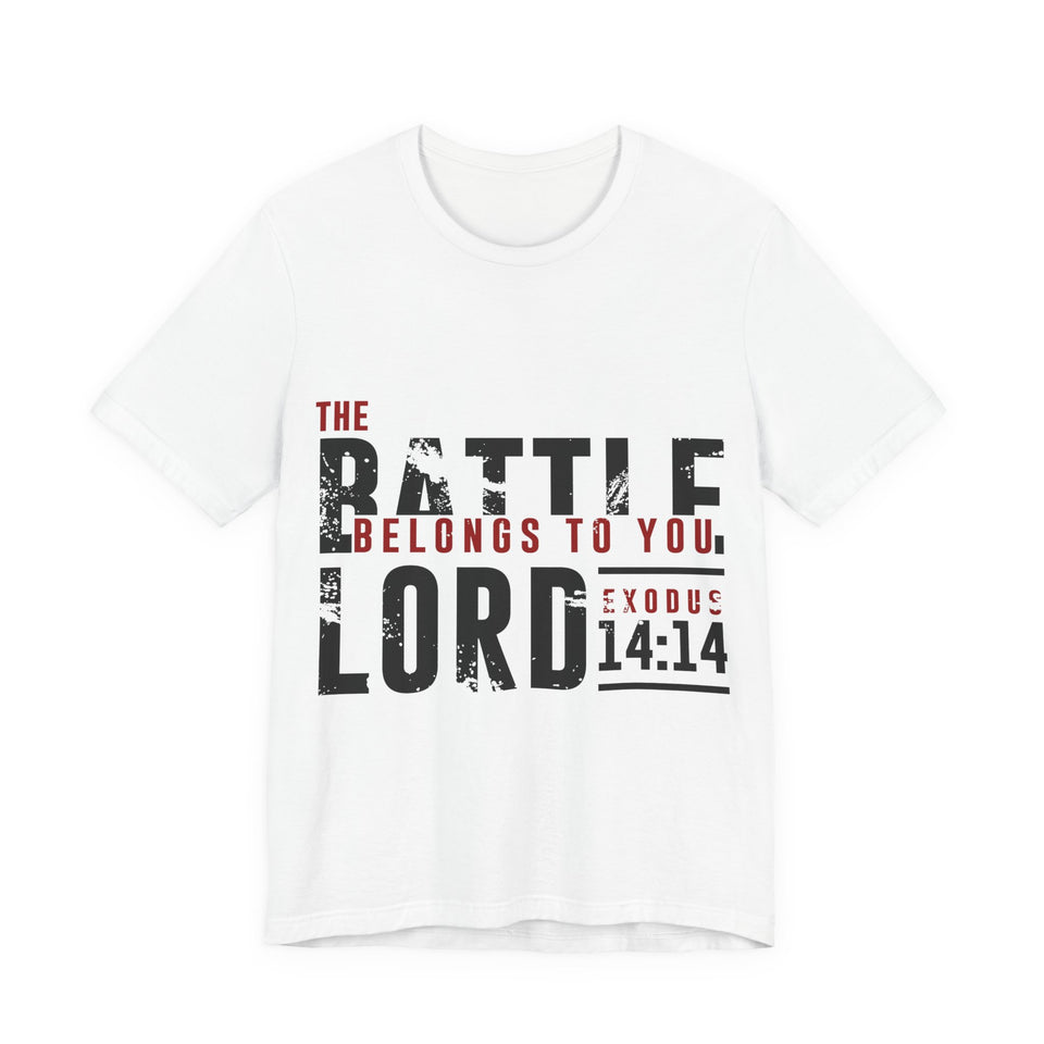 3CTS   Unisex Christian t shirt Battle is the Lords