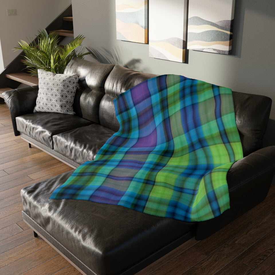 20CB  Colorful Plaid Blanket