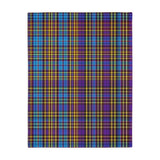48CB  Colorful Plaid Blanket