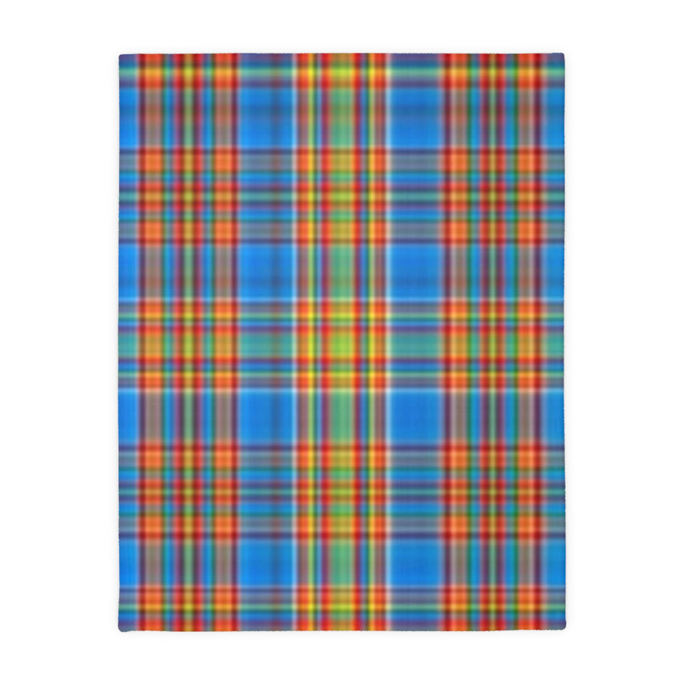 70CB Colorful Plaid Blanket