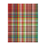 42CB  Colorful Plaid Blanket