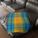 38CB  Colorful Plaid Blanket
