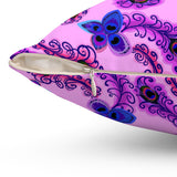 24PCF  Peacock Feather Pillow