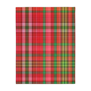 62CB  Colorful Plaid Blanket