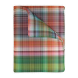 43CB  Colorful Plaid Blanket
