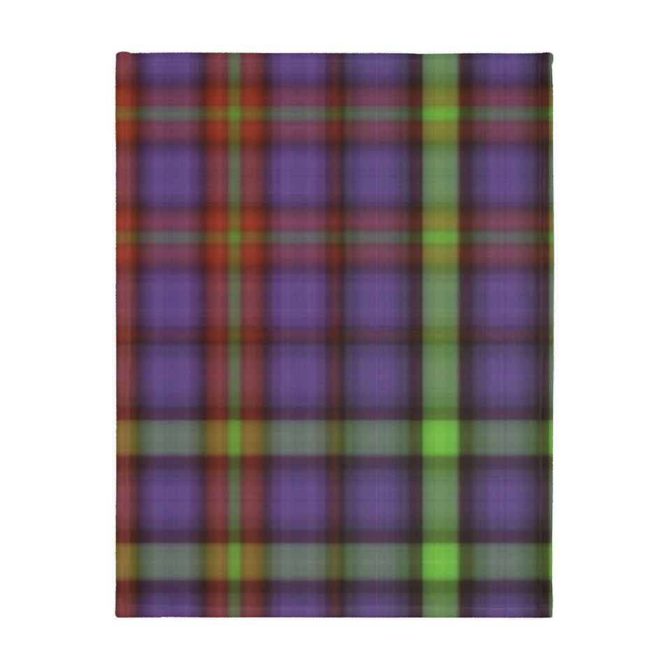 21CB  Colorful Plaid Blanket