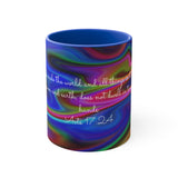 56CMSM  Colorful Marble Acts 17:24  Mug