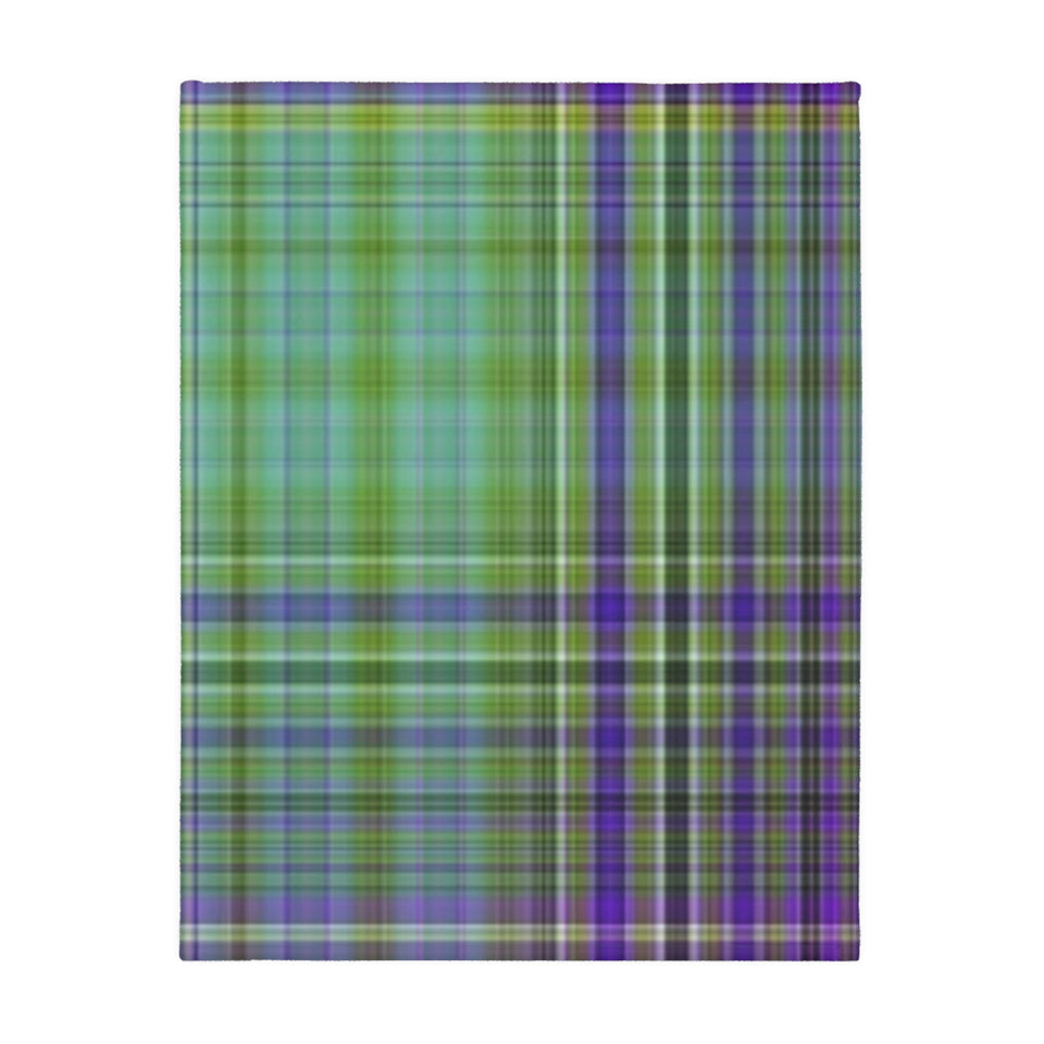 27CB  Colorful Plaid Blanket