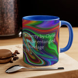 24CMSM  Colorful Marble Galatians 5:1 Mug