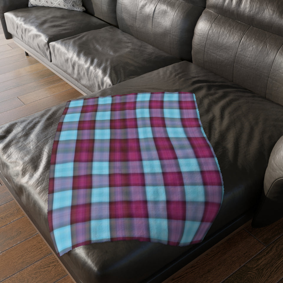 19CB  Colorful Plaid Blanket