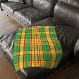 65CB  Colorful Plaid Blanket