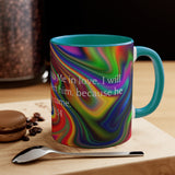 37CMSM  Colorful Marble Psalms  91:14 Mug