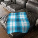 58CB  Colorful Plaid Blanket