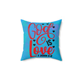 14WCP  Watercolor Christian Pillow