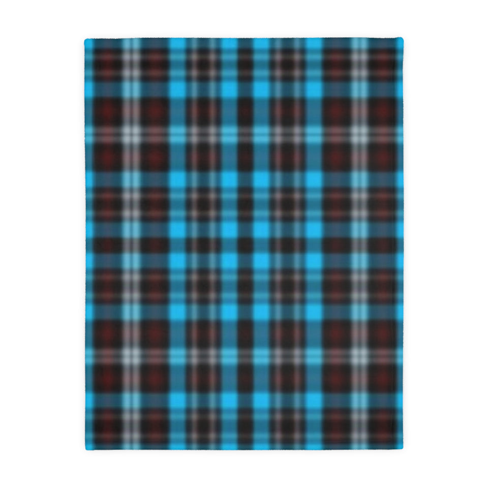 56CB  Colorful Plaid Blanket