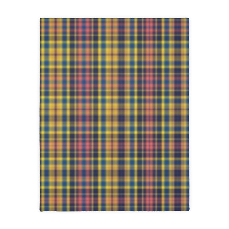 7CB  Colorful Plaid Blanket