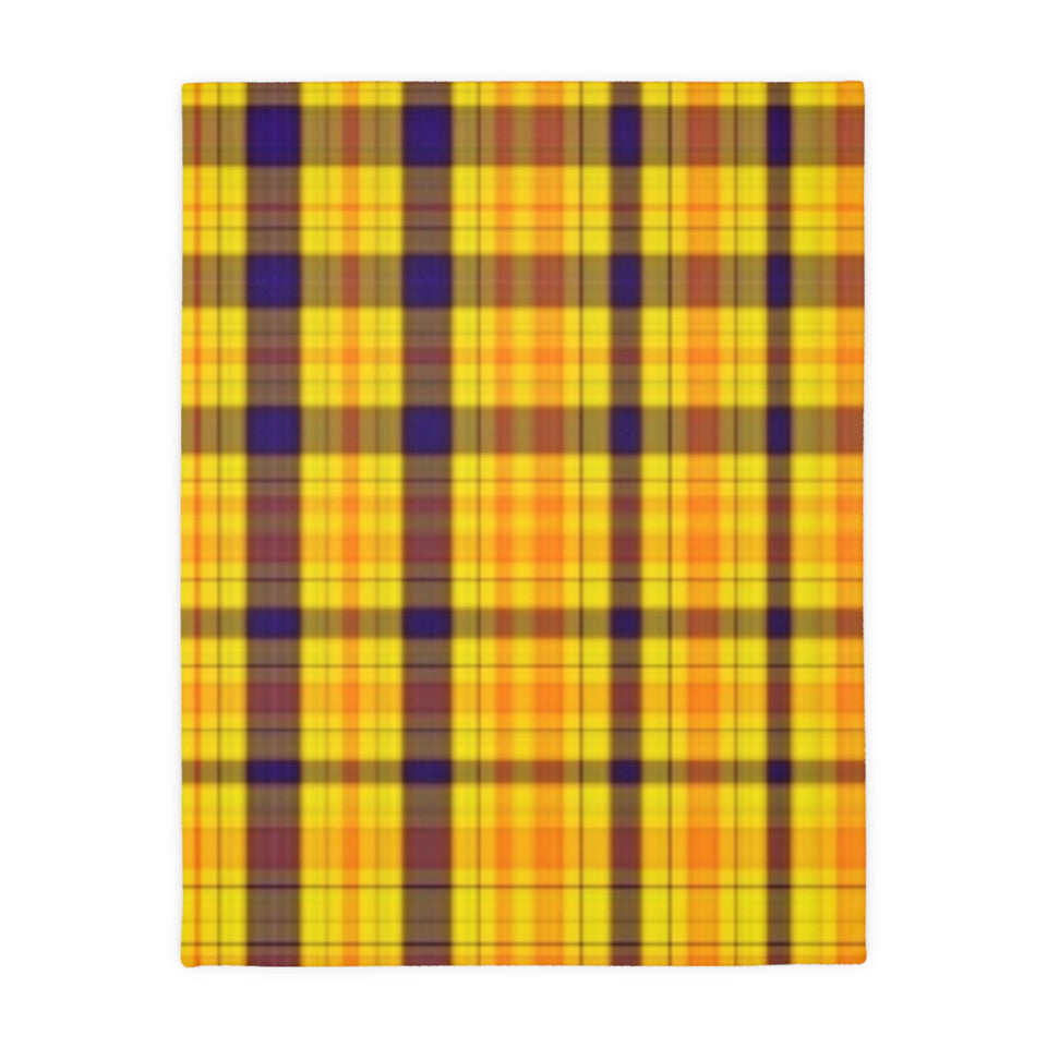 33CB  Colorful Plaid Blanket