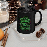 35BM  Black Christian Mug