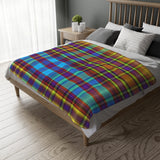 50CB  Colorful Plaid Blanket
