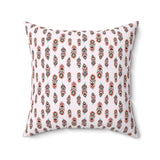 37PCF  Peacock Feather Pillow