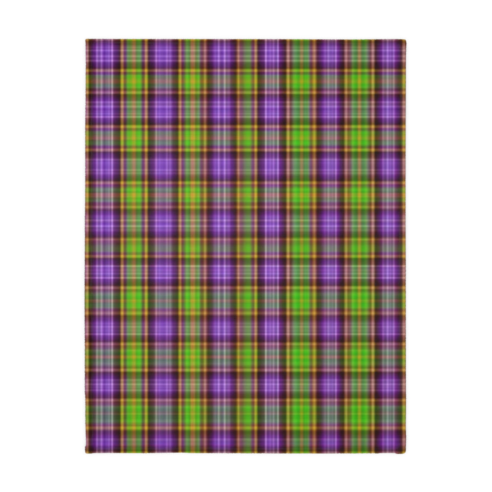 41CB  Colorful Plaid Blanket
