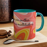 19CMSM  Colorful Marble 1 Peter 4:8 Mug