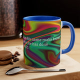 41CMSM  Colorful Marble Psalms 105:1  Mug