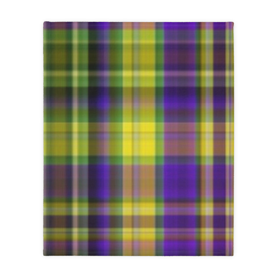 26CB  Colorful Plaid Blanket