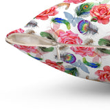 57PCF  Peacock Feather Pillow