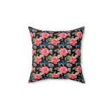 58PCF  Peacock Feather Pillow