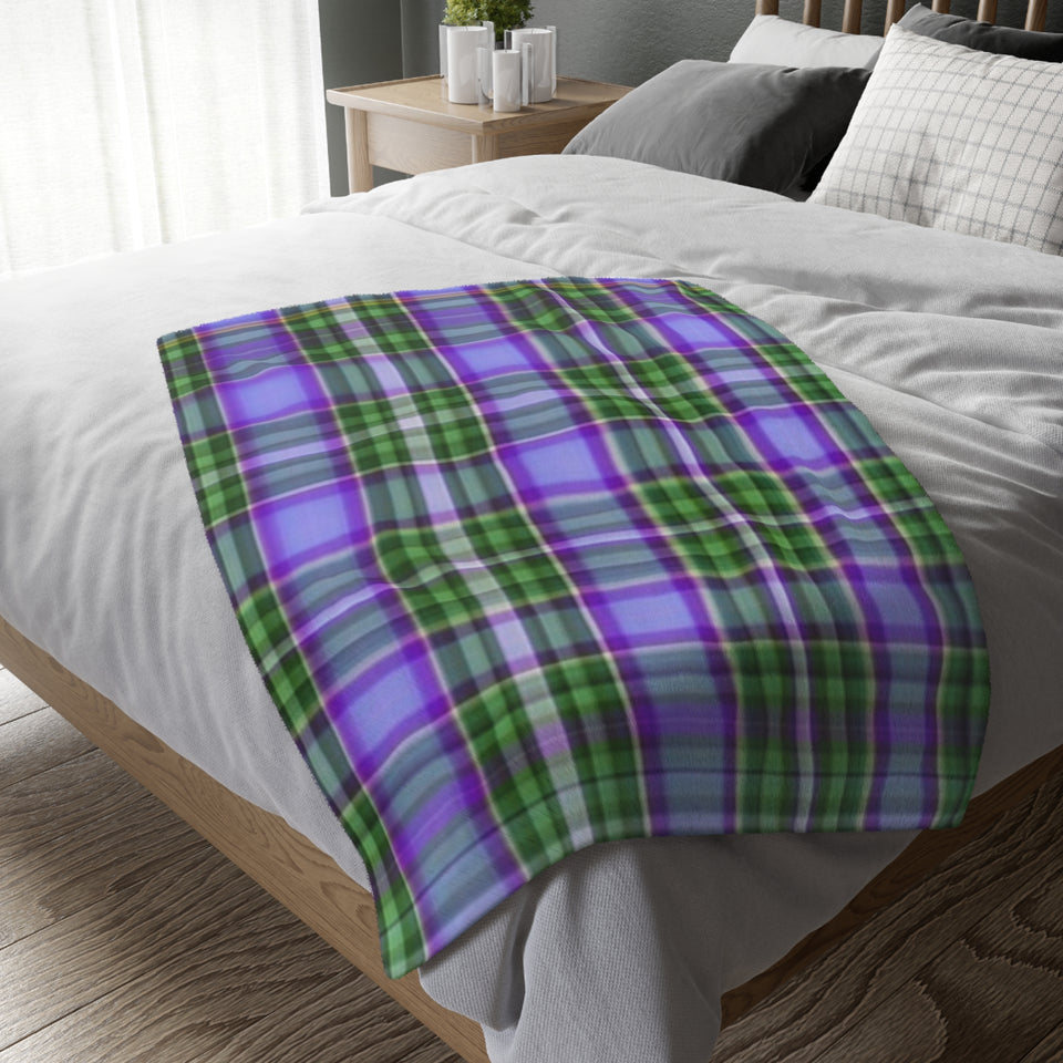 32CB  Colorful Plaid Blanket