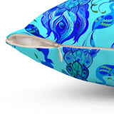 23PCF  Peacock Feather Pillow