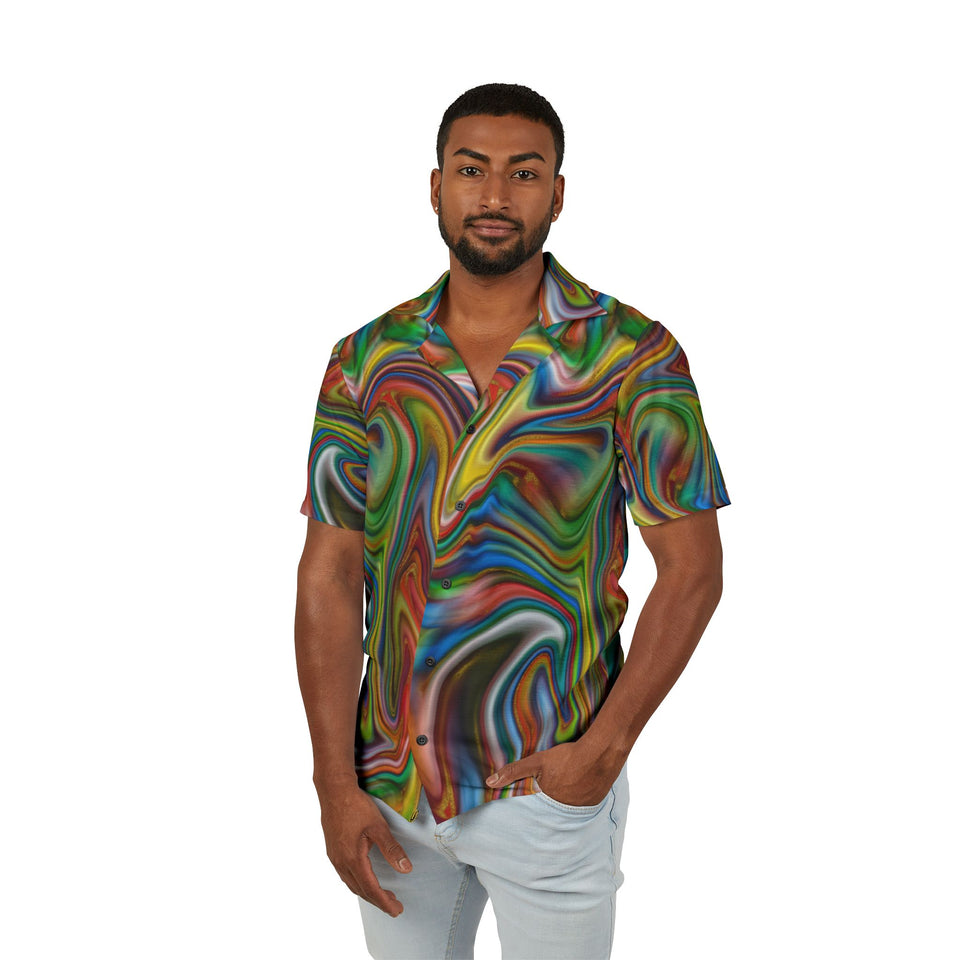 76CHS  Colorful Hawaiian Shirt
