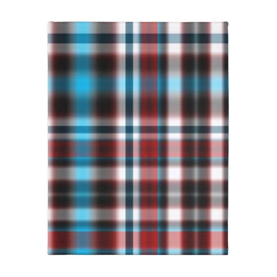 54CB  Colorful Plaid Blanket