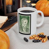 2ALSM  Abraham Lincoln US Stamp mug