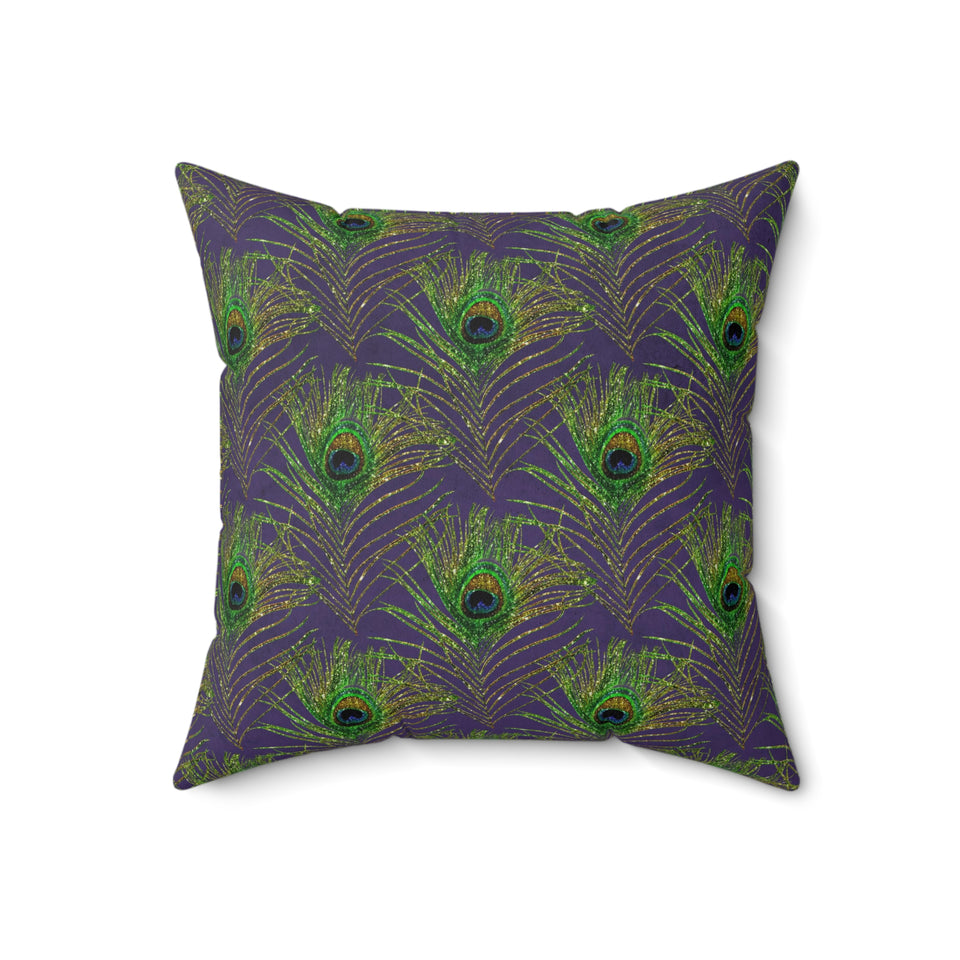 11PCF  Peacock Feather Pillow