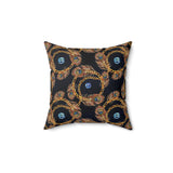 41PCF  Peacock Feather Pillow