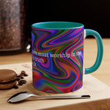 48CMSM Colorful Marble John 4:24 Mug