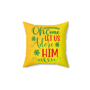 37WCP  Watercolor Christian Pillow