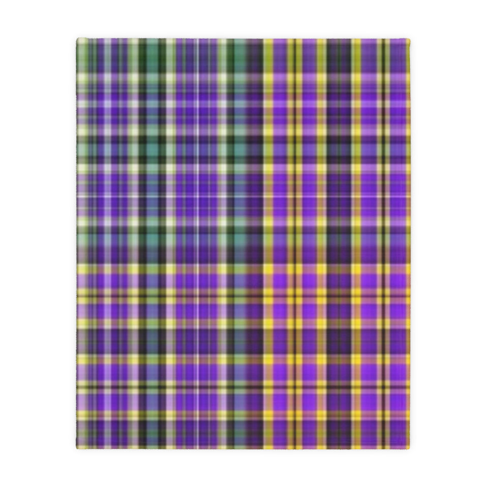 29CB  Colorful Plaid Blanket