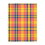 9CB  Colorful Plaid Blanket