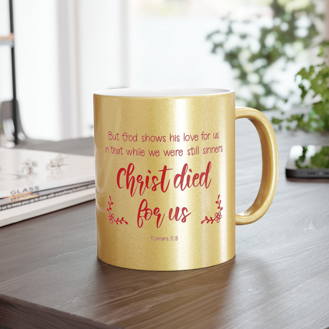 21SGM Silver and Gold Christian Mug